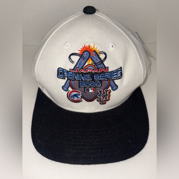 Vintage 2000 MLB Japan Official Opening Series Games SnapBack Hat - Cubs & Mets